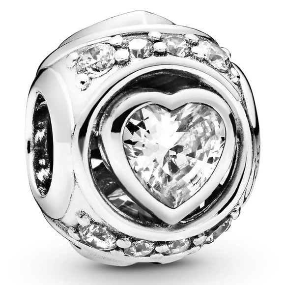 PANDORA Elevated Heart Charm - Picture 1 of 4